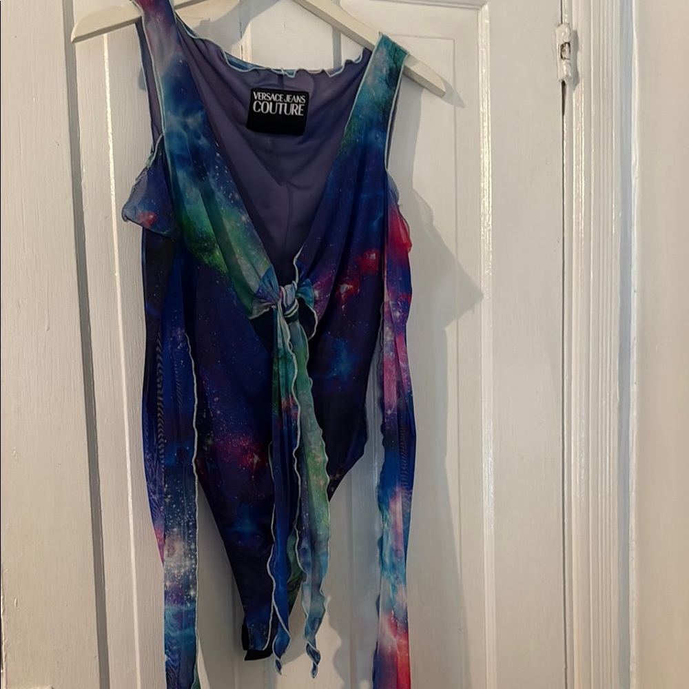 Versace Jeans Couture Cosmic Print Bodysuit